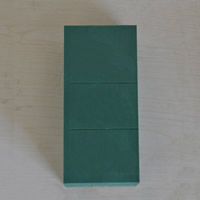الراتنج زهرة جديدة الطين, المستطيل, أخضر, 225x105x75mm, 15أجهزة الكمبيوتر/حقيبة, تباع بواسطة حقيبة
