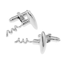 Cufflinks Brass Bottle Opener platinum color plated nickel lead & cadmium free 10-20mm Sold By Pair