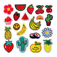 Sewing on Patch, Cloth, Embroidery, different styles for choice, 30Sets/Lot, 10PCs/Set, Sold By Lot