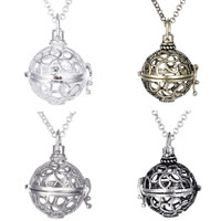 Pregnant Ball Locket Pendant Brass plated hollow nickel lead & cadmium free Approx 3-5mm Sold By Bag