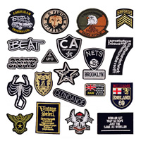 Sewing on Patch, Cloth, Embroidery, different styles for choice & with letter pattern, 30Sets/Lot, 10PCs/Set, Sold By Lot