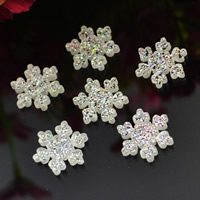 Mobile Phone DIY Decoration Resin Snowflake colorful powder 16mm Sold By Bag