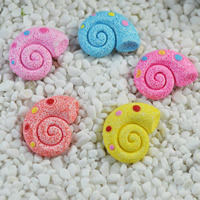 Mobile Phone DIY Decoration Resin Conch mixed colors Sold By Bag