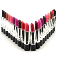 Plastic lipstick, meer kleuren voor de keuze, 73x21x21mm, Verkocht door PC