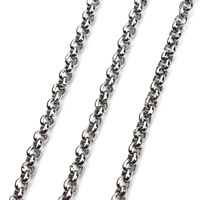 Stainless Steel Rolo Chain original color Sold By Bag
