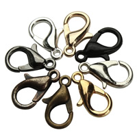 Zinc Alloy Lobster Clasp plated lead & cadmium free Approx 2mm Sold By Bag