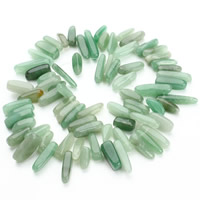 Green Aventurine Beads Nuggets 8-25mm Approx 1.5mm Approx Sold Per Approx 15.5 Inch Strand