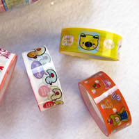 Decorative Tape Plastic mixed 15mm  Sold By Bag