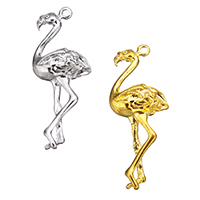 Zinc Alloy Animal Pendants Bird plated nickel lead & cadmium free Approx 1mm Sold By Lot