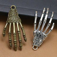 Zinc Alloy Hand Pendants Claw plated lead & cadmium free Approx 1.5mm Sold By Bag