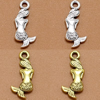 Character Zinc Alloy Pendants Mermaid plated lead & cadmium free Approx 2mm Sold By Bag