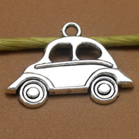Vehicle Shaped Tibetan Style Pendants, Car, antique silver color plated, lead & cadmium free, 20x15mm, Hole:Approx 1.5mm, 100PCs/Bag, Sold By Bag