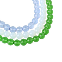 Perles de cristal rondes , plus de couleurs à choisir, 10mm, Trou:Environ 1mm, Longueur Environ 12.5 pouce, 10Strandstoron/sac, Environ 35PC/brin, Vendu par sac