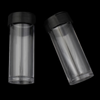 Glas Wunschflasche, Kunststoff, Zylinder, 20x57mm, 10PCs/Tasche, verkauft von Tasche