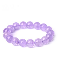 Natural Amethyst Beads Round February Birthstone & for woman Grade AAA Sold Per Approx 7.5 Inch Strand
