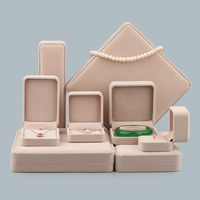 Velveteen smykker sæt box, med limfilmen, forskellige stilarter for valg, Solgt af PC