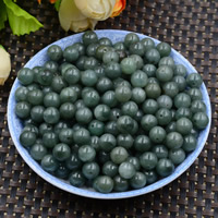 Natural Jadeite Beads, Round, 7-8mm, Hole:Approx 0.5mm, 100PCs/Lot, Sold By Lot