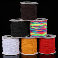Cuerda de Nylon, cordón de nylon, con carrete de papel, elástico, más colores para la opción, 1mm, aproximado 100m/Carrete, Vendido por Carrete