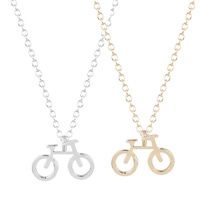Unisex Necklace Zinc Alloy with iron chain Bike plated oval chain lead & cadmium free 45cm Sold Per Approx 17.5 Inch Strand