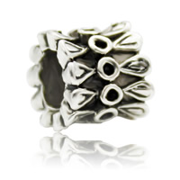 Zinc Alloy European Beads antique silver color plated without troll lead & cadmium free Approx 4-4.5mm Sold By PC