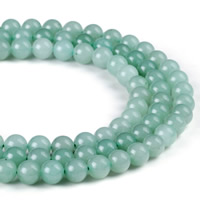 avventurina verde perla, Cerchio, formato differente per scelta, Foro:Appross. 1mm, Venduto per Appross. 15 pollice filo