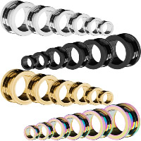 Fashion Piercing Tunnel Stainless Steel plated Unisex & mixed 1.2-10mm Sold By Bag
