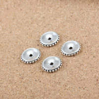 Zinc Alloy Spacer Beads Flat Round antique silver color plated nickel lead & cadmium free Approx 1.5mm Sold By Lot