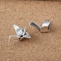 Zinc Alloy Jewelry Beads Thousand Origami Cranes antique silver color plated nickel lead & cadmium free Approx 1.5mm Sold By Lot