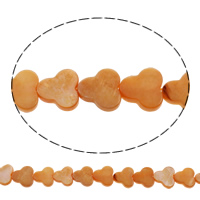Koraliki z naturalnej słodkowodnej perły, Muszla słodkowodna, 13x13x2mm, otwór:około 1mm, około 30komputery/Strand, sprzedawane na około 16 cal Strand