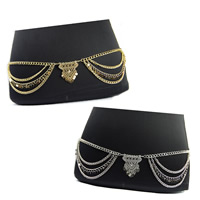Zinc Alloy Waist Chain plated curb chain & for woman nickel lead & cadmium free Sold Per Approx 32 Inch Strand
