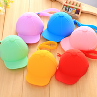 Coin Purse Silicone Hat nickel lead & cadmium free Sold By Lot