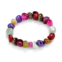 Unisex Bracelet Agate nickel lead & cadmium free Length Approx 7 Inch Sold By PC