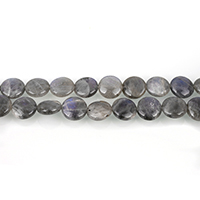 Labradorite Beads Flat Round Approx 1mm Approx Sold Per Approx 16 Inch Strand