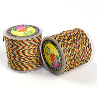 Cuerda de Nylon, cordón de nylon, con carrete de plástico, trenzado & diverso tamaño para la opción, 2Bobinas de/Bolsa, Vendido por Bolsa