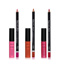 Plastic Makeup Set matte lipstic & lip liner nickel lead & cadmium free 7ml Sold By Lot