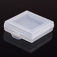 Sieraden Kralen Container, Polypropyleen (PP), Plein, 49x48x15mm, Verkocht door PC