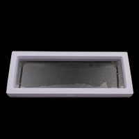 пластик коробочка для ожерелий, Прямоугольная форма, 235x91x20mm, продается PC