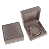 Картоновая шкатулка для браслетов, картон, Прямоугольная форма, серый, 90x42mm, продается PC