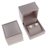 Cardboard Earring Box Rectangle grey Sold By PC