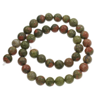 Unakite Beads Round & imported Approx 1mm Sold Per Approx 15 Inch Strand