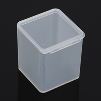 Sieraden Kralen Container, Polypropyleen (PP), 39x39x47mm, Verkocht door PC