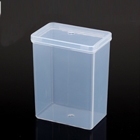 Sieraden Kralen Container, Polypropyleen (PP), 78x50x110mm, 50pC's/Lot, Verkocht door Lot