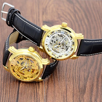 Guccamel® mannen sieraden horloge, PU, met zinklegering wijzerplaat & Glas, plated, verstelbaar & voor de mens, meer kleuren voor de keuze, nikkel, lood en cadmium vrij, 40x15mm, Lengte Ca 7.8 inch, Verkocht door PC