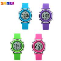 SKmei® 1100 LED Light Watch Silicone with Plastic & Stainless Steel nickel lead & cadmium free Approx 8.7 Inch Sold By PC