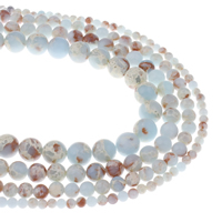 Aqua Terra Jasper Beads Round natural Approx 1mm Sold Per Approx 15.5 Inch Strand