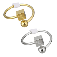 Edelstahl Open -Finger-Ring, Wort Liebe, plattiert, verschiedene Größen vorhanden & für Frau, keine, 11mm, verkauft von PC