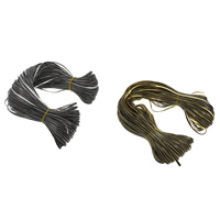 cuir PU corde, plus de couleurs à choisir, 3.7x0.9mm, Environ 100m/PC, Vendu par PC