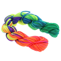 Cuerda de Nylon, Nylón, multicolor, 1.5mm, longitud aproximado 180 m, 10PCs/Bolsa, Vendido por Bolsa