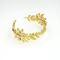 Zinc Alloy Hair Band gold color plated for bridal lead & cadmium free 80-100mm Sold By PC