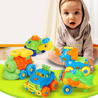 Plastic Detachable Car Toys, disassembly and assembly & for children & different styles for choice, 210x105mm, Sold By PC